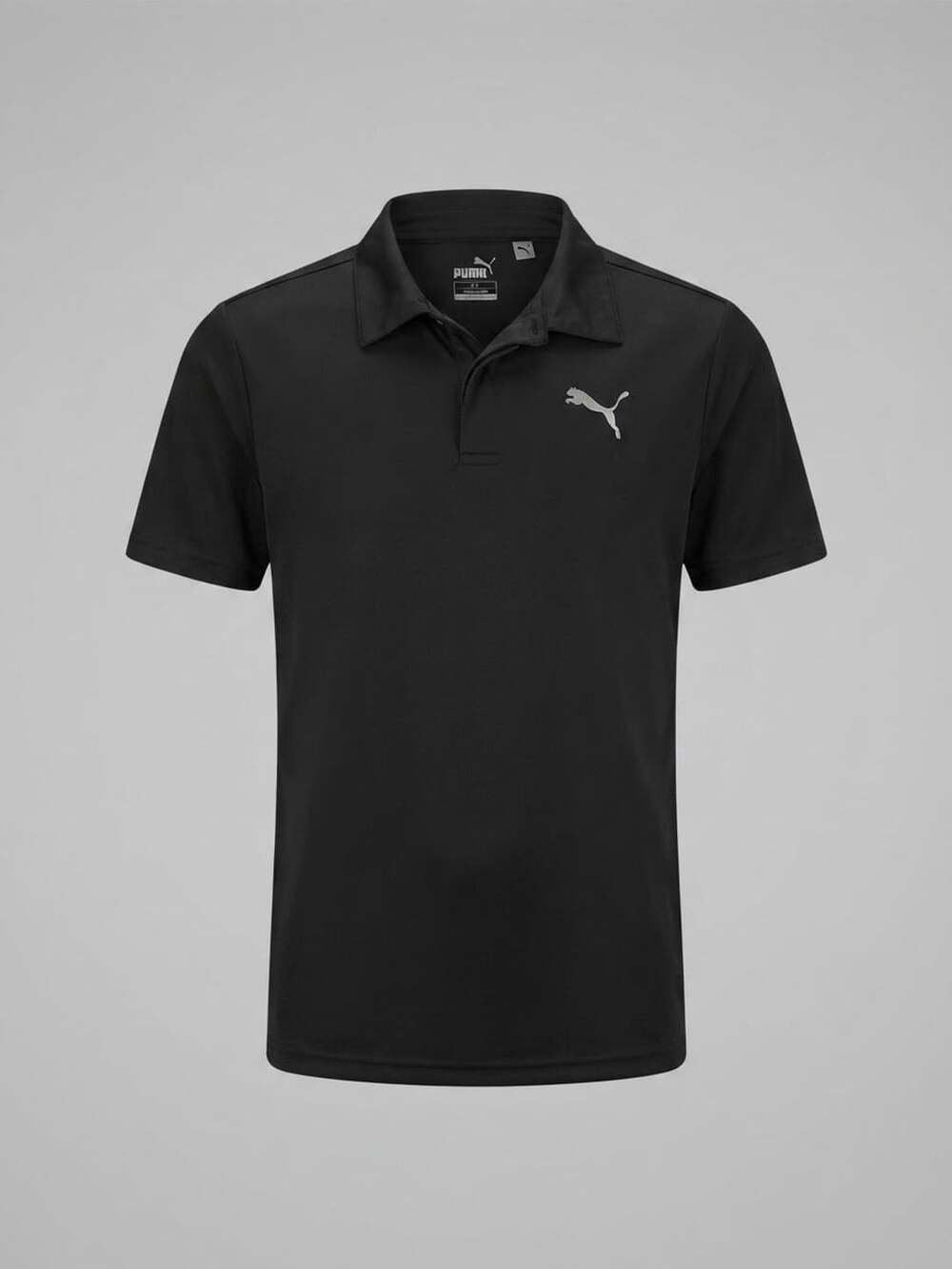 Puma Boys Active Essentials Short Sleeve Polo Shirt Black XL (18-20)